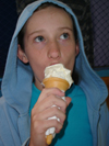 Gen Enjoying her Ice-Cream
